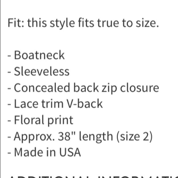 New w/tags Trina Turk dress size 4 - Picture 7 of 7